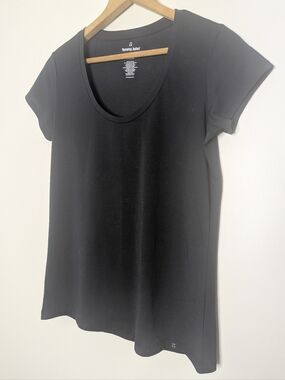 Tommy John Go Anywhere Collection Black T-Shirt Women's XS